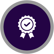 Badge Icon with checkmark
